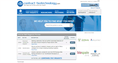 Desktop Screenshot of contract-biotechnology.com